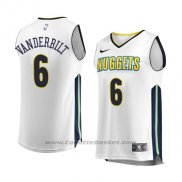 Maglia Denver Nuggets Jarrojo Vanderbilt #6 Association 2017-18 Bianco