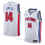 Maglia Detroit Pistons Ish Smith #14 Association 2018 Bianco