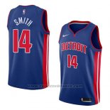 Maglia Detroit Pistons Ish Smith #14 Icon 2018 Blu