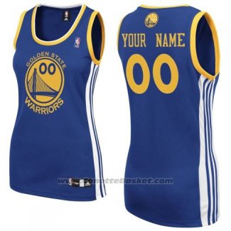 Maglia Donna Golden State Warriors Adidas Personalizzate Blu