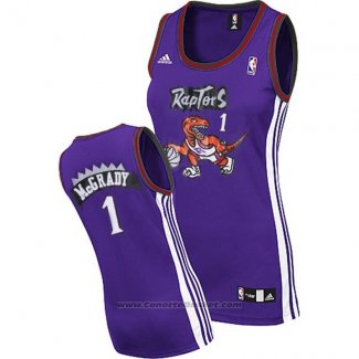 Maglia Donna Toronto Raptors Tracy McGrady #1 Viola