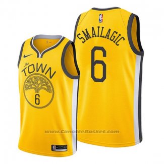 Maglia Golden State Warriors Alen Smailagic #6 Earned Giallo