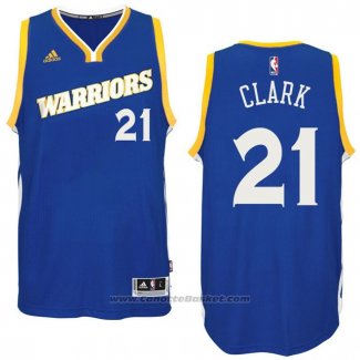 Maglia Golden State Warriors Ian Clark #21 Blu