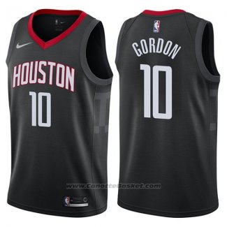 Maglia Houston Rockets Eric Gordon #10 Statement 2017-18 Nero