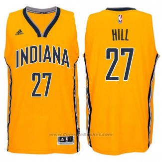 Maglia Indiana Pacers George Hill #27 Giallo