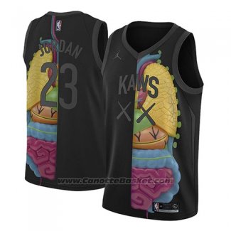 Maglia KAWS x Jordan x NBA Nero