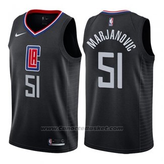 Maglia Los Angeles Clippers Boban Marjanovic #51 Statement 2019 Nero