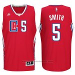 Maglia Los Angeles Clippers Josh Smith #5 Rosso