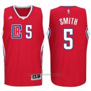 Maglia Los Angeles Clippers Josh Smith #5 Rosso