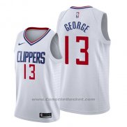 Maglia Los Angeles Clippers Paul George #13 Association 2019 Bianco