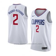 Maglia Los Angeles Clippers Shai Gilgeous-Alexander #2 Association 2018 Bianco