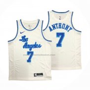 Maglia Los Angeles Lakers Carmelo Anthony NO 7 Classic 2019-20 Bianco