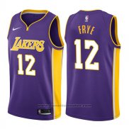 Maglia Los Angeles Lakers Channing Frye #12 Statement 2017-18 Viola