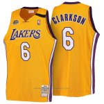 Maglia Los Angeles Lakers Clarkson #6 Retro 1999-00 Giallo