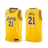 Maglia Los Angeles Lakers J.r. Smith #21 Icon 2020 Giallo