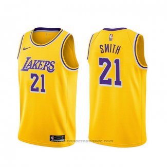 Maglia Los Angeles Lakers J.r. Smith #21 Icon 2020 Giallo