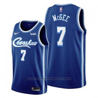 Maglia Los Angeles Lakers Javale Mcgee #7 Classic Edition 2019-20 Blu