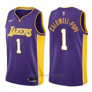 Maglia Los Angeles Lakers Kentavious Caldwell-Pope #1 Statement 2017-18 Viola