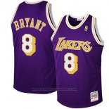 Maglia Los Angeles Lakers Kobe Bryant #8 Retro Viola