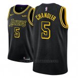 Maglia Los Angeles Lakers Tyson Chandler #5 Citta 2018 Nero