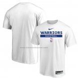 Maglia Manica Corta Golden State Warriors Practice Performance 2022-23 Bianco