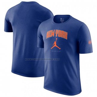 Maglia Manica Corta New York Knicks Essential Citta Blu