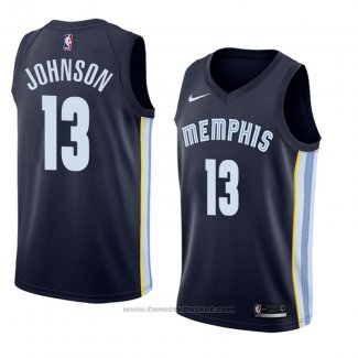 Maglia Memphis Grizzlies Brice Johnson #13 Icon 2017-18 Blu