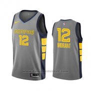 Maglia Memphis Grizzlies Ja Morant #12 Citta 2019-20 Grigio