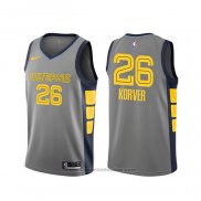 Maglia Memphis Grizzlies Kyle Korver #26 Citta Grigio