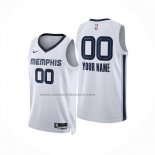 Maglia Memphis Grizzlies Personalizzate Association 2024-25 Bianco