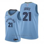 Maglia Memphis Grizzlies Tyus Jones #21 Statement Blu