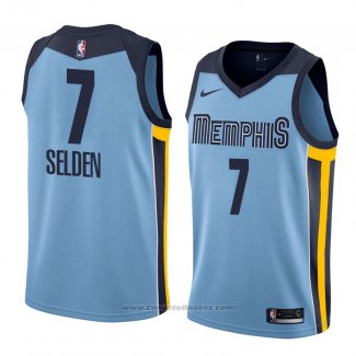 Maglia Memphis Grizzlies Wayne Selden #7 Statement 2018 Blu