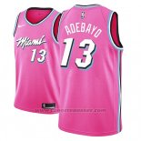 Maglia Miami Heat Bam Adebayo #13 Earned 2018-19 Rosa