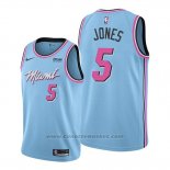 Maglia Miami Heat Derrick Jones #5 Citta 2019-20 Blu