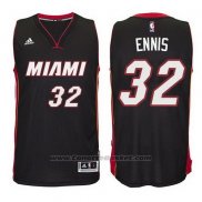 Maglia Miami Heat James Ennis #32 Nero