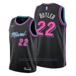 Maglia Miami Heat Jimmy Butler #22 Citta 2019 Nero