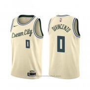 Maglia Milwaukee Bucks Donte Divincenzo #0 Citta Crema