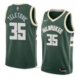 Maglia Milwaukee Bucks Mirza Teletovic #35 Icon 2018 Verde