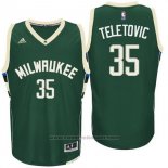 Maglia Milwaukee Bucks Mirza Teletovic #35 Verde