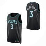 Maglia Minnesota Timberwolves Jaden Mcdaniels No 3 Statement 2026-27 Nero