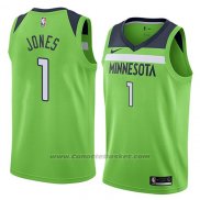 Maglia Minnesota Timberwolves Tyus Jones #1 Statement 2018 Verde