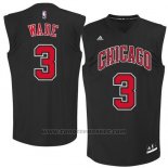 Maglia Moda Nero Los Angeles Lakers Dwyane Wade #3 Nero