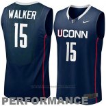 Maglia NCAA Connecticut Walker #15 Blu