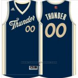 Maglia Natale 2015 Oklahoma City Thunder Adidas Personalizzate Blu