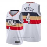 Maglia New Orleans Pelicans J.j. Redick #4 Earned Bianco2