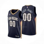Maglia New Orleans Pelicans Personalizzate Icon 2024-25 Blu