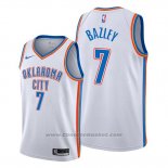 Maglia Oklahoma City Thunder Darius Bazley #7 Association Bianco