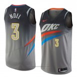 Maglia Oklahoma City Thunder Nerlens Noel #3 Citta 2018 Grigio