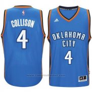 Maglia Oklahoma City Thunder Nick Collison #4 Blu