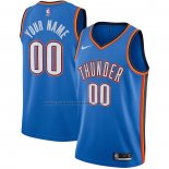 Maglia Oklahoma City Thunder Personalizzate Icon Blu